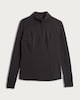 image 4 of F&F Active Half Zip Thermal Top in Black