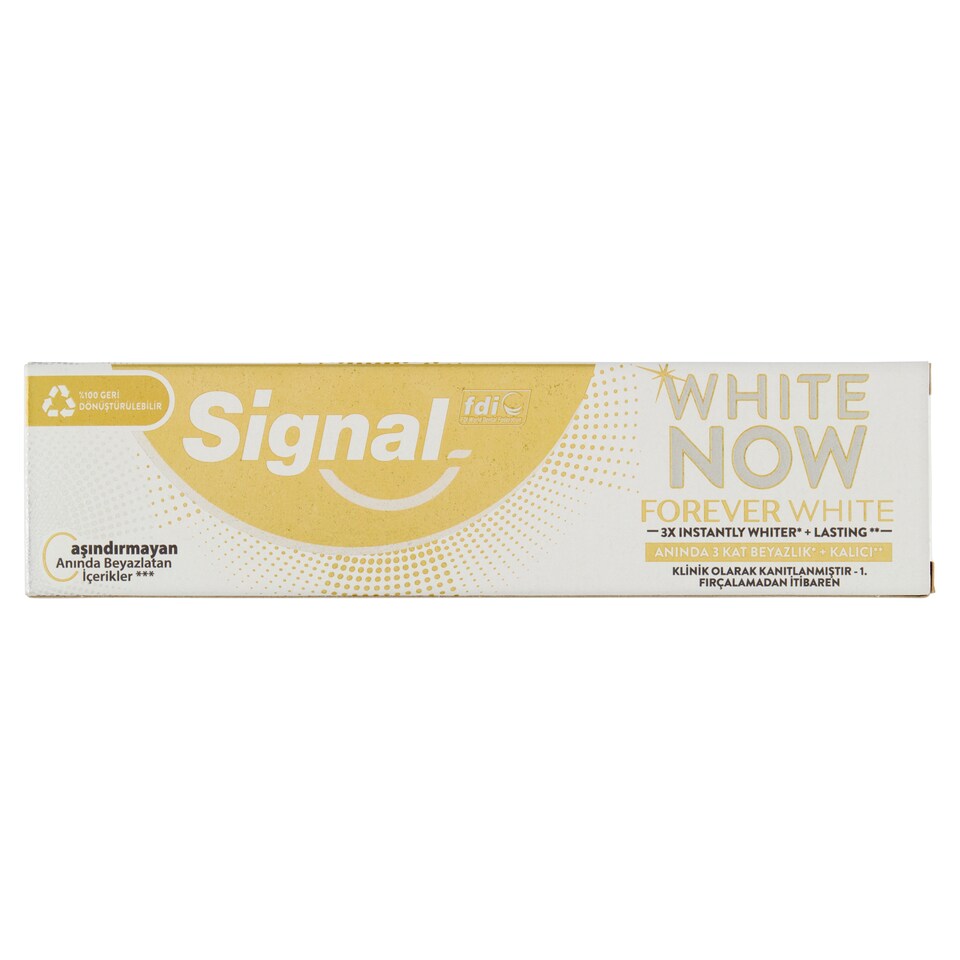 image 1 of Signal White Now Forever White Toothpaste 75 ml