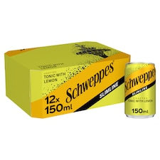 Schweppes Slimline Tonic With Lemon 12X150ml