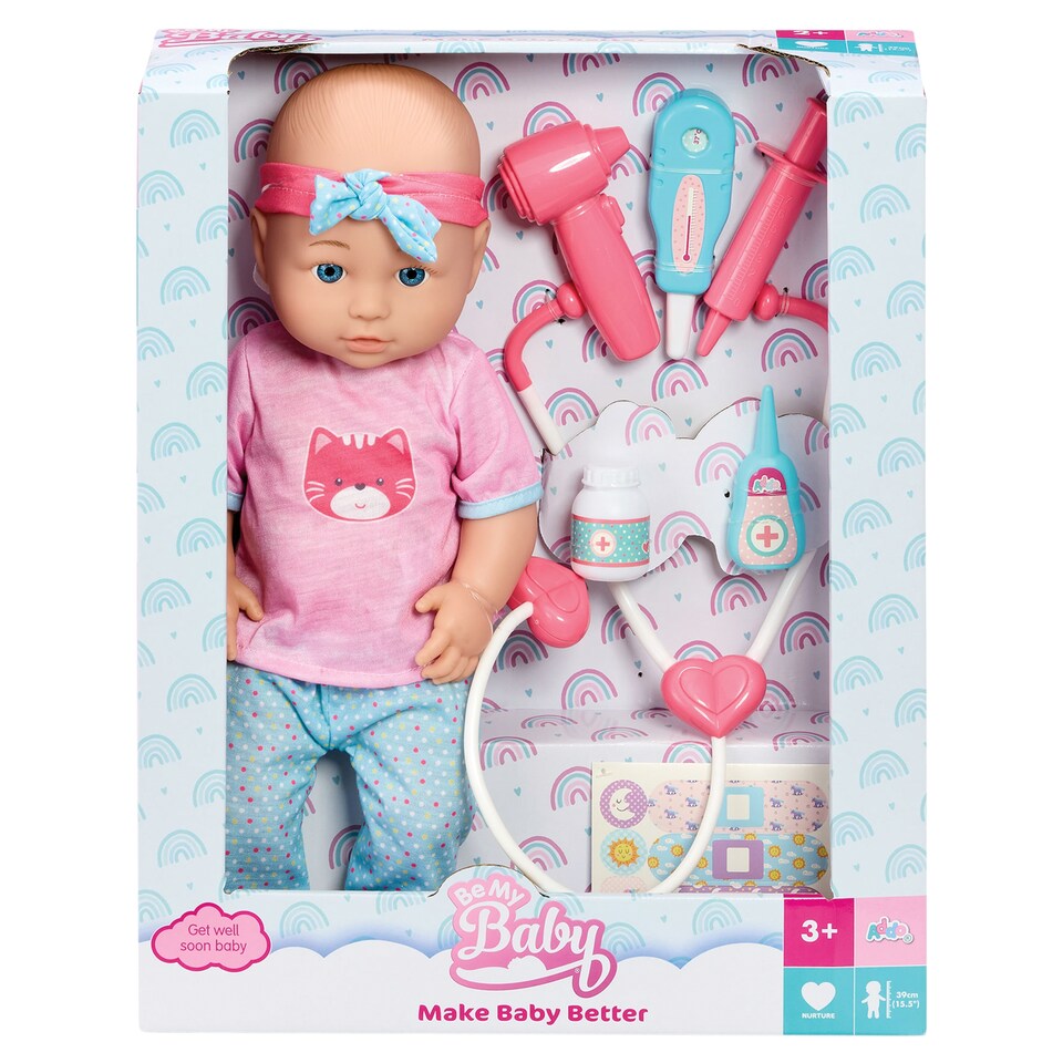 Addo játékbaba orvosi szettel 1. kép
