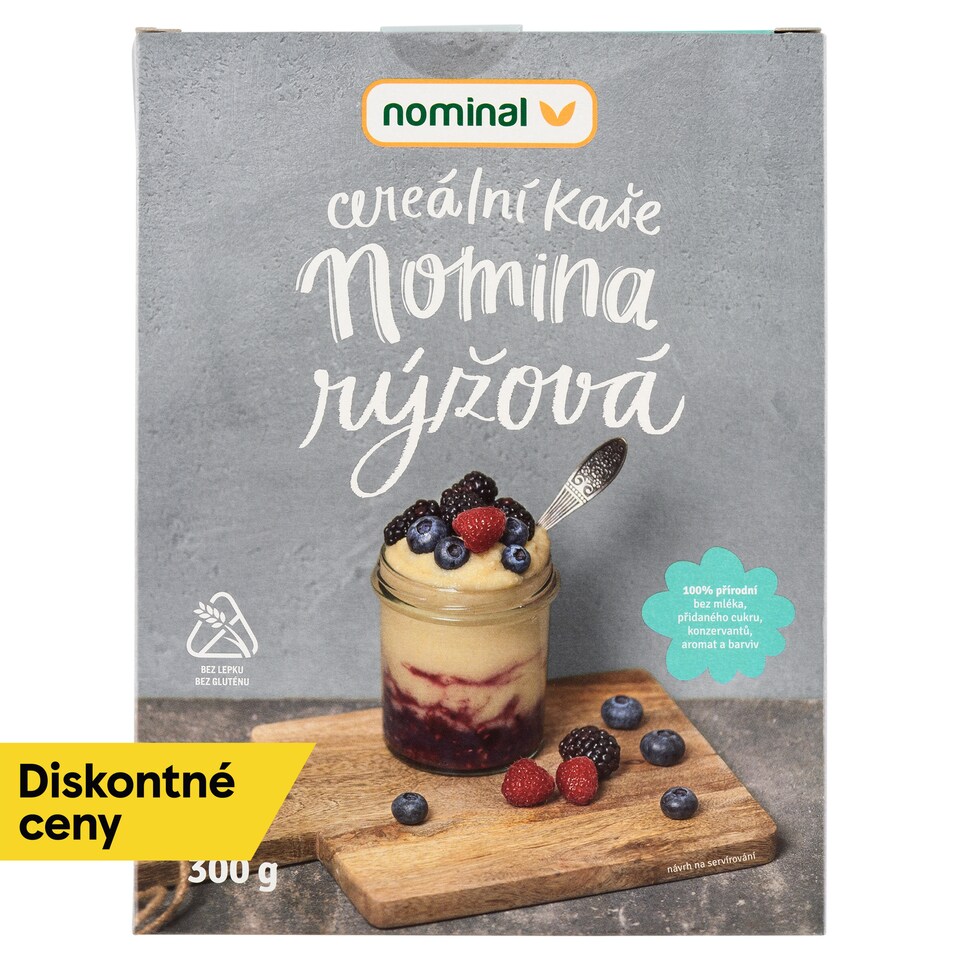 obrázok 1 z Nominal Nomina cereálna kaša ryžová 300 g