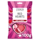 Obrázek 2 pro produkt Tesco Red Hearts želé s ovocnými příchutěmi 100g