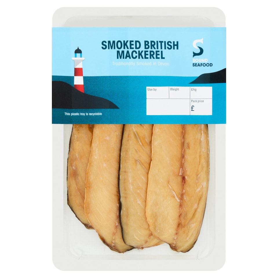 Sound Seafood Natural Smoked Mackerel (L)