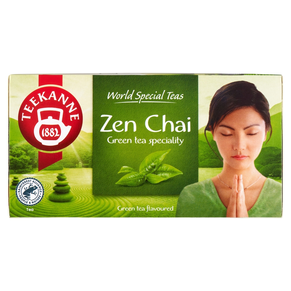 Teekanne Zen Chai citrom és mangó ízesítésű zöld tea 20 filter 35 g 1. kép