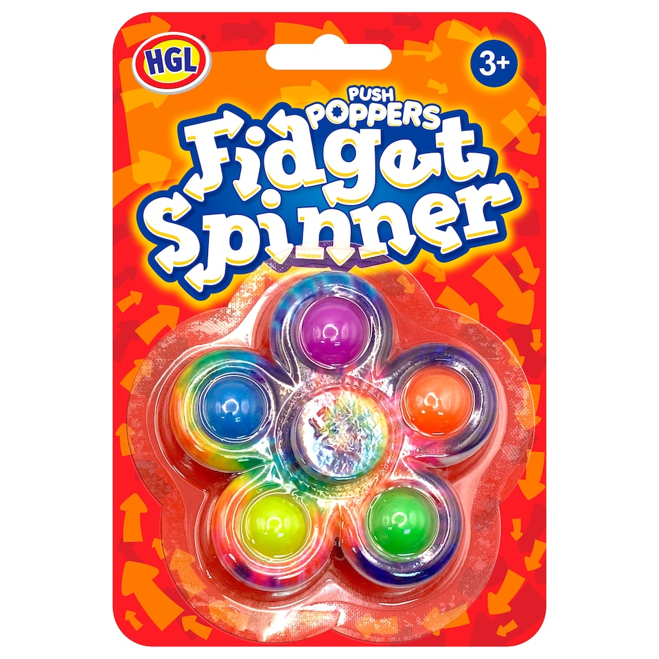 Push Popper Fidget Spinner