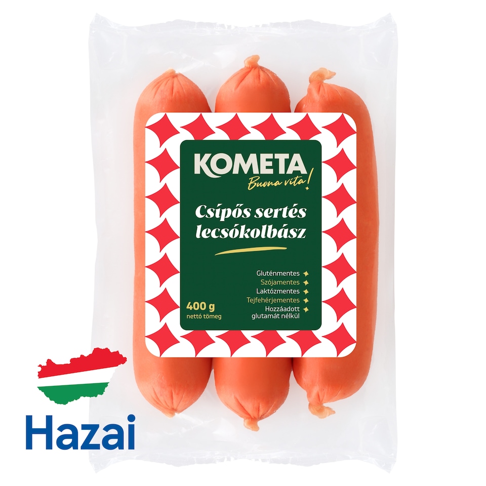 Kometa Útravaló csípős sertés lecsókolbász 400 g