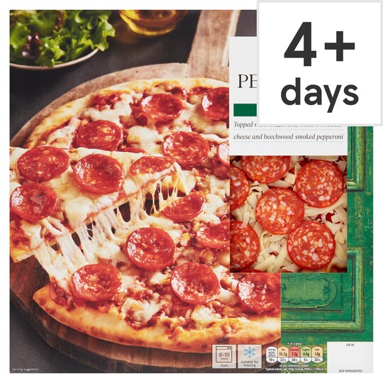 Tesco Stonebaked Pepperoni Pizza 280G Tesco Groceries