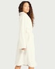 image 3 of F&F Fleece Belted Dressing Gown in Cream