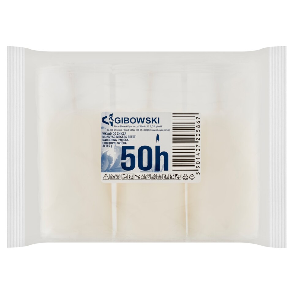 Gibowski Náhrobná sviečka 3 x 150 g