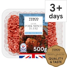 Tesco Lean Pork Mince 5% Fat 500g
