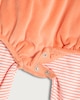 image 3 of F&F Baby 2-Piece Cotton Rich Pumpkin Face Stripe Print Costume and Hat Set in Amber