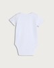 image 2 of F&F Baby 5-Pack Pure Cotton Short Sleeved Bodysuits in White