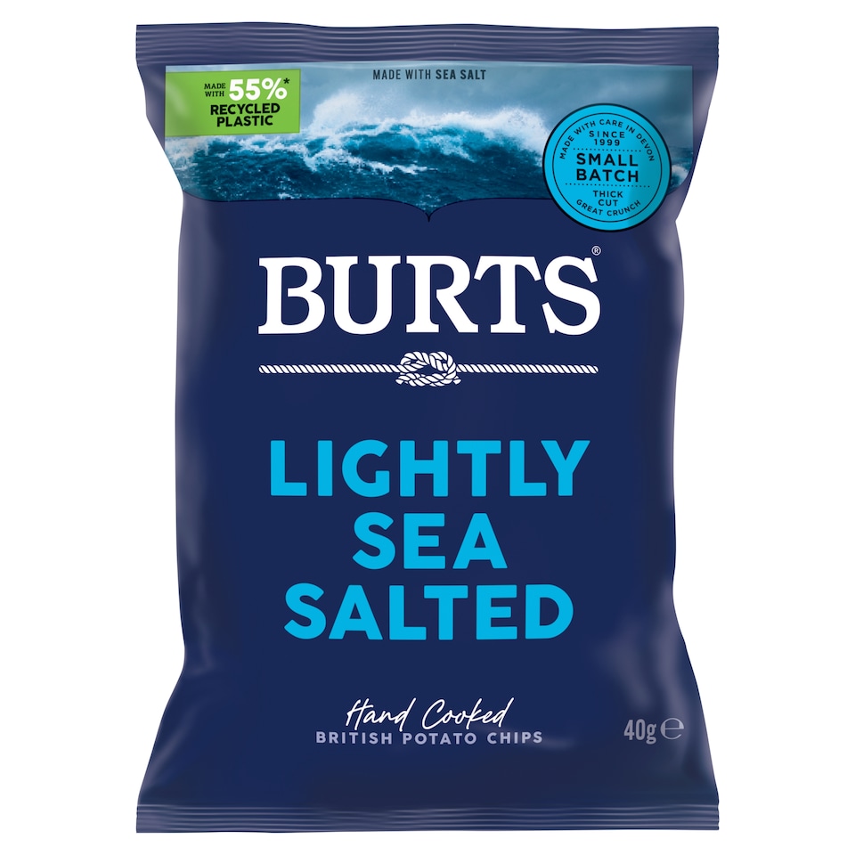 Burts Sea Salted Crisps 40G (L)