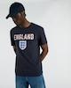 image 2 of England Three Lions Crest T-Shirt in Navy
