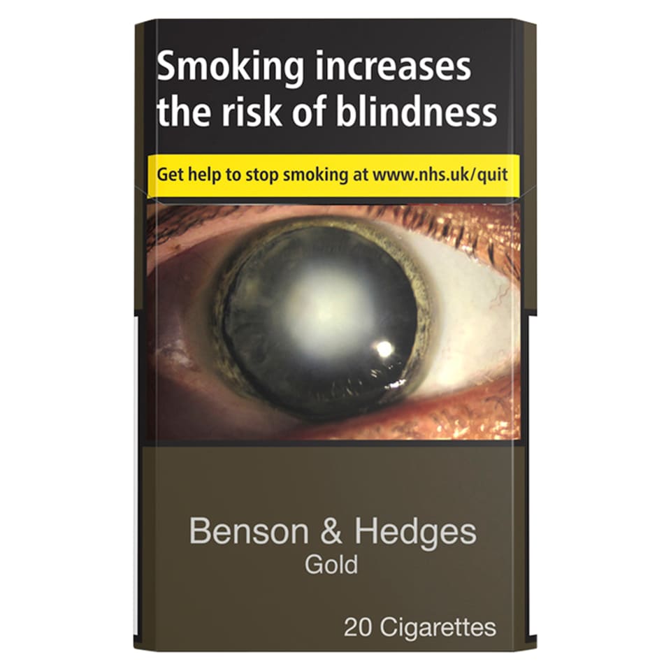 Benson & Hedges Gold Cigarettes 20 Pack