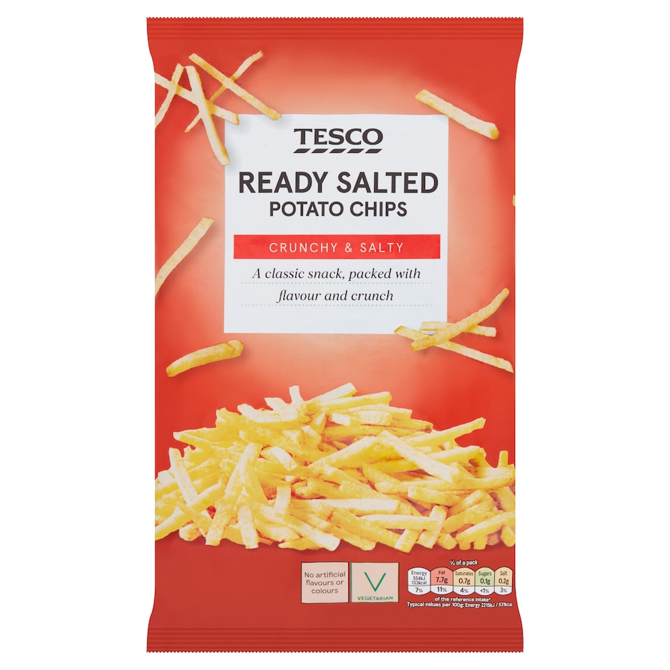 Tesco Potato Chip Snacks 150G