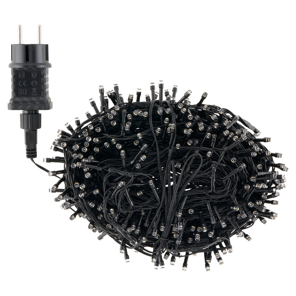 Snow Meister SM2004 500 LED meleg fehér energiatakarékos fényfüzér 24,95 m  1. kép