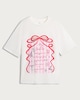 image 4 of F&F Pure Cotton My Wish List Printed T-Shirt in Cream