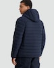 image 4 of F&F Hooded Shower Resistant Puffer Jacket in Navy