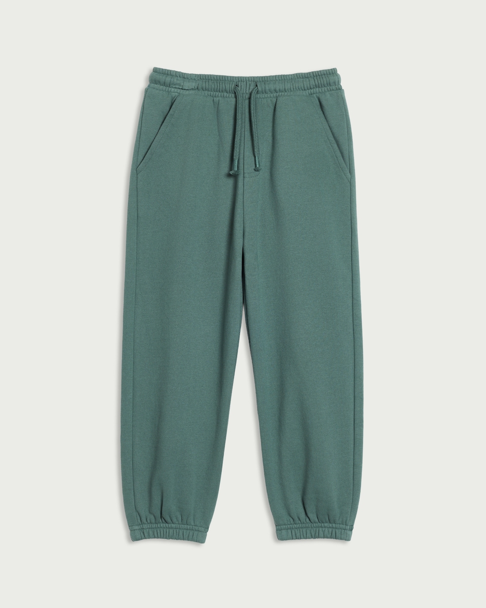 image 1 of F&F Boys Cotton Rich Joggers in Teal