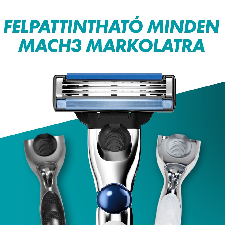 Gillette Mach3 Turbo Borotvabetétek Férfi Borotvához, 5 db Borotvabetét  1. kép