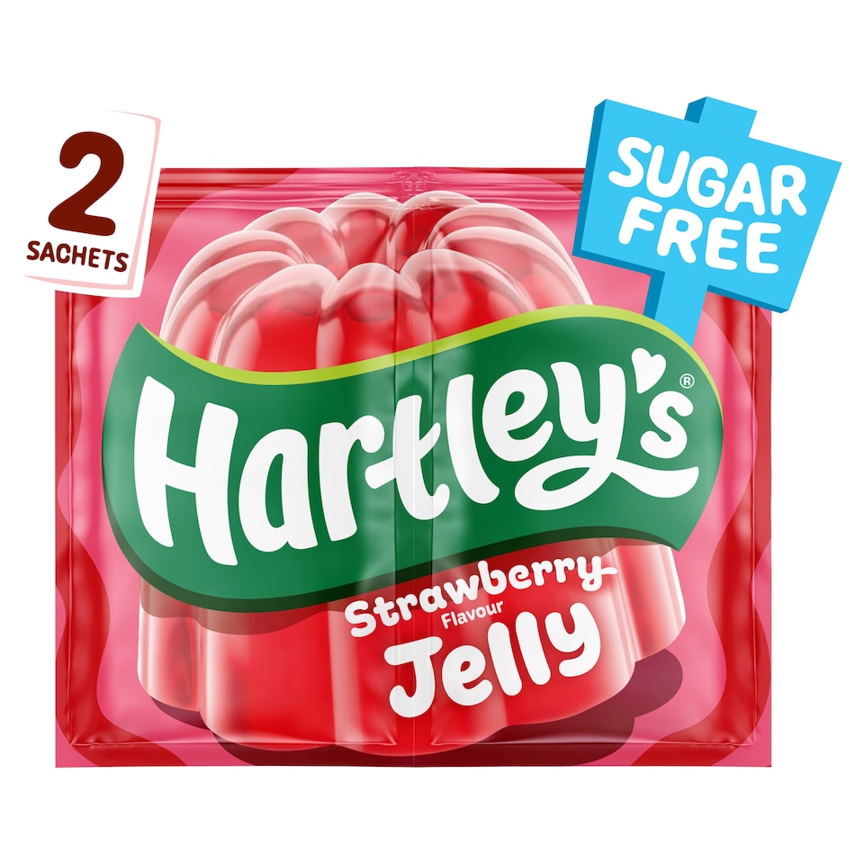 Hartley's Sugar Free Strawberry Jelly Crystals 2x23g