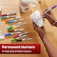 image 2 of Sharpie Permanent Markers, Fine Point, Assorted, 4 Count