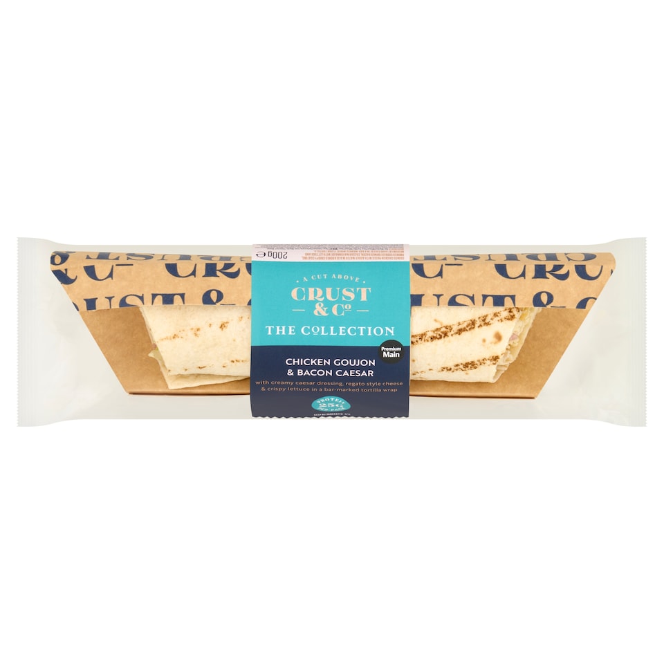 Crust & Co Chicken Goujon & Bacon Caesar Wrap 200g