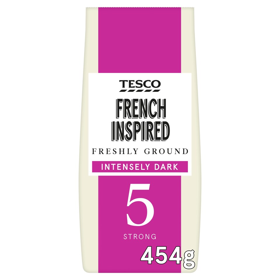 Tesco French Insipred Ground Coffee 454G