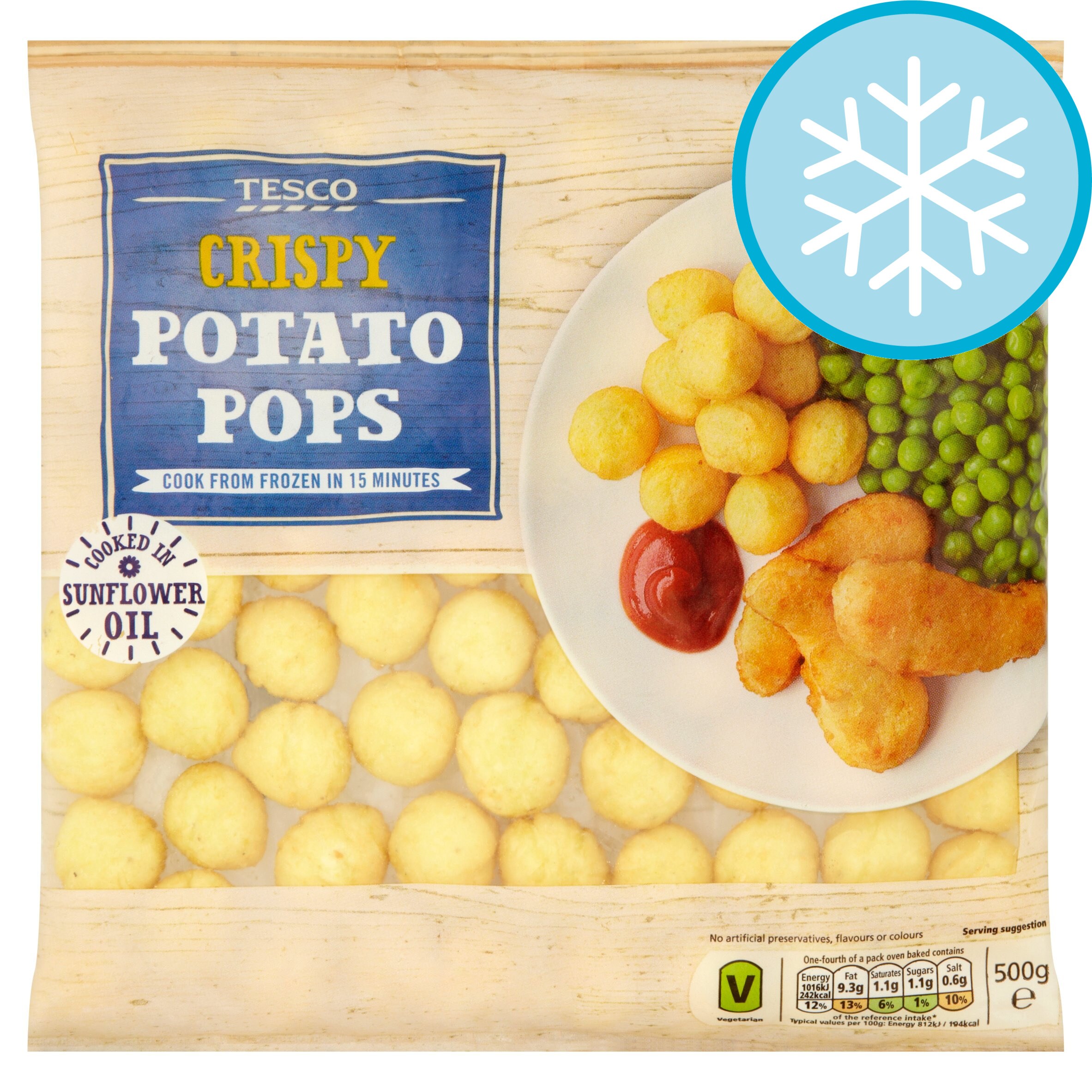 Tesco Crispy Potato Pops 500G - Tesco Groceries