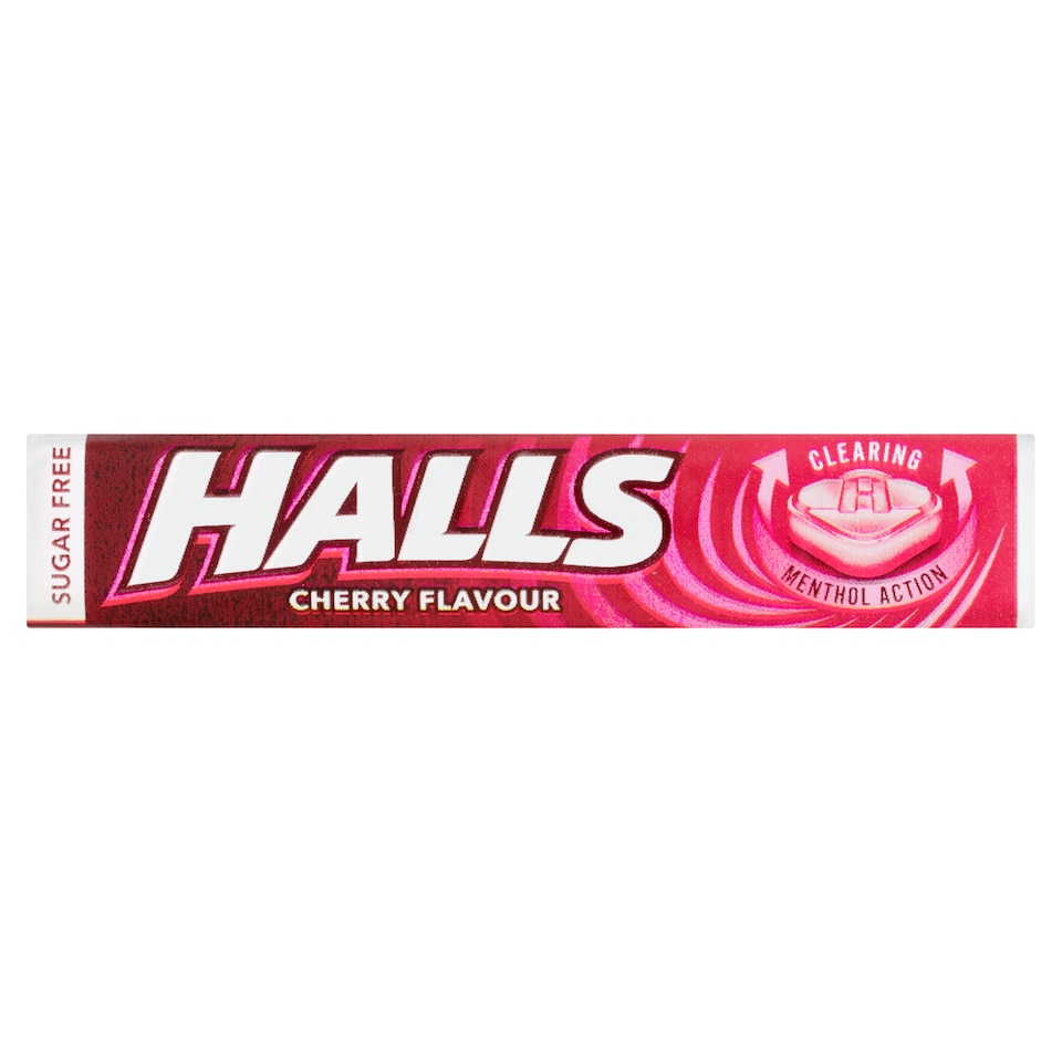 Halls Menthol Action Throat Drops - Cherry 32g