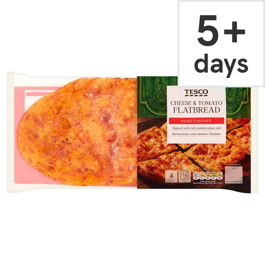 Tesco Cheese & Tomato Flatbread 225G Tesco Groceries