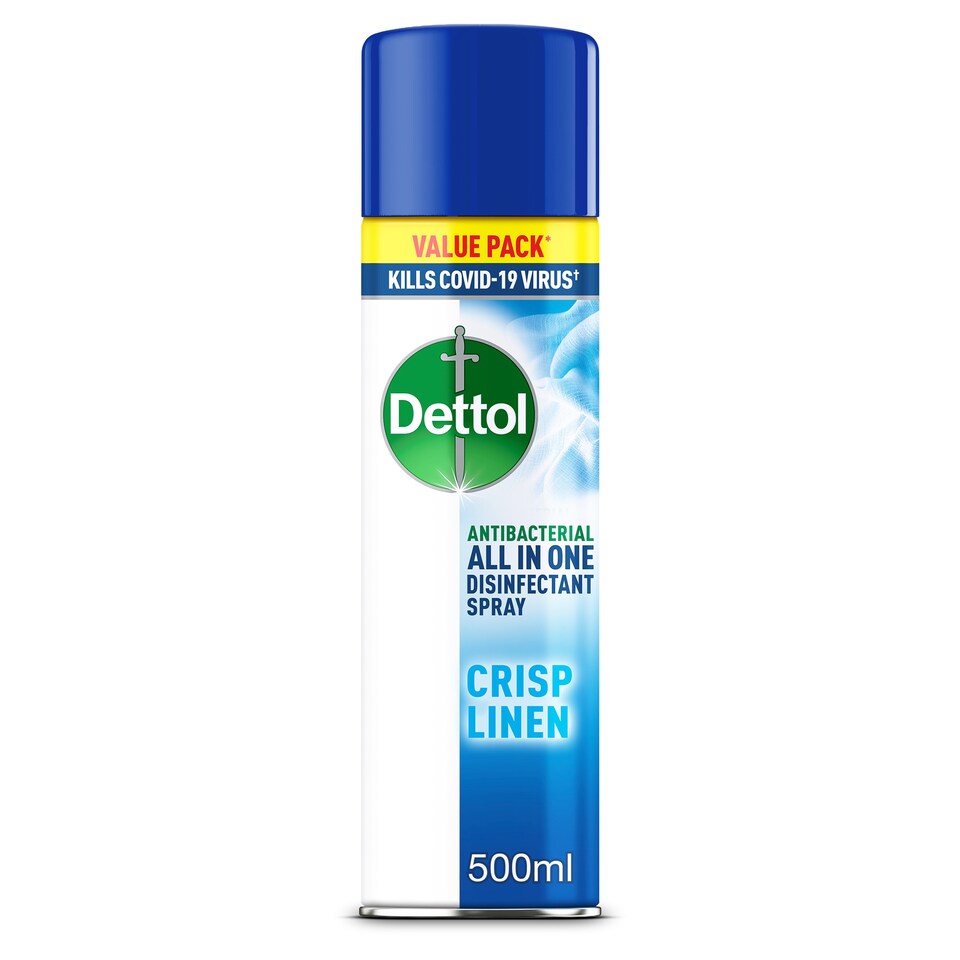 image 1 of Dettol All-in-One Antibacterial Spray Crisp Linen 500ml