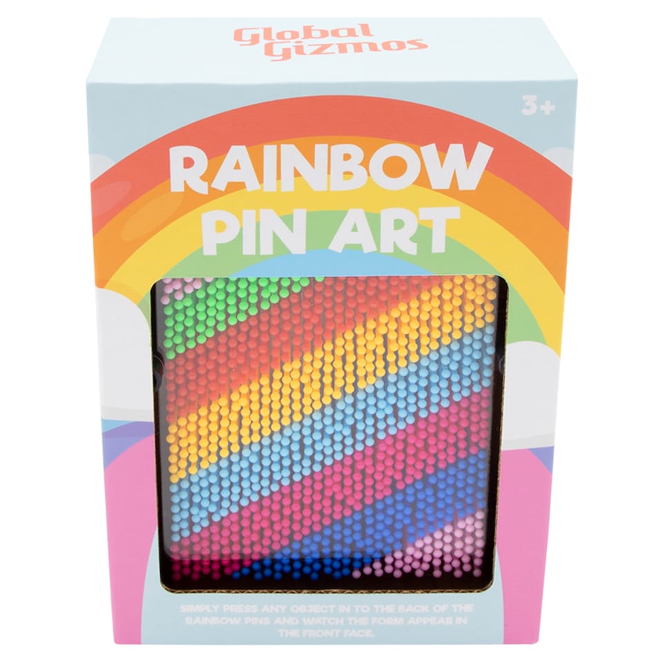 Rainbow Pin Art