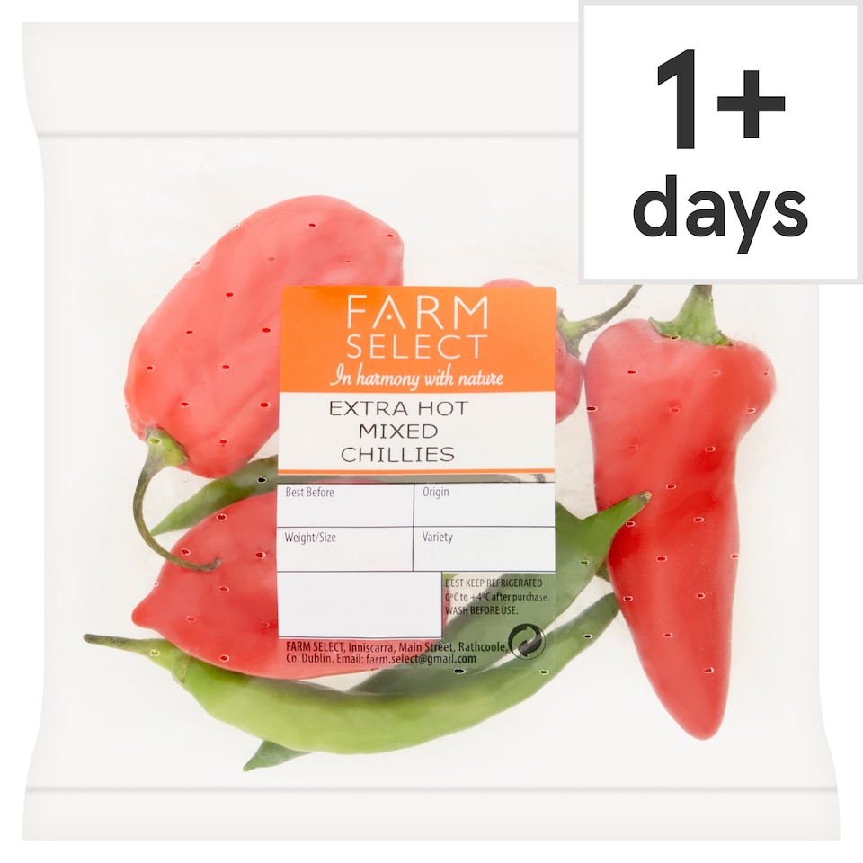 Farm Select Extra Hot Mixed Chillies 65G