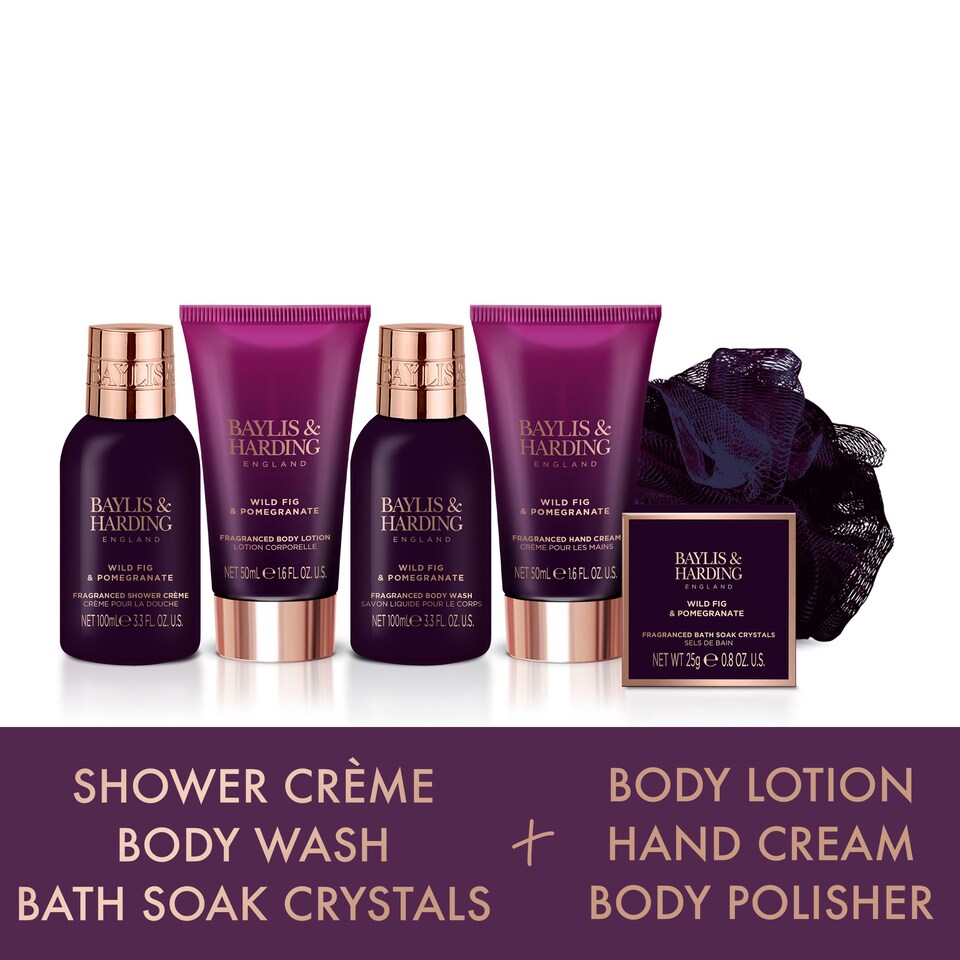 image 1 of Baylis & Harding Fig & Pomegranate Keepsake Box Set