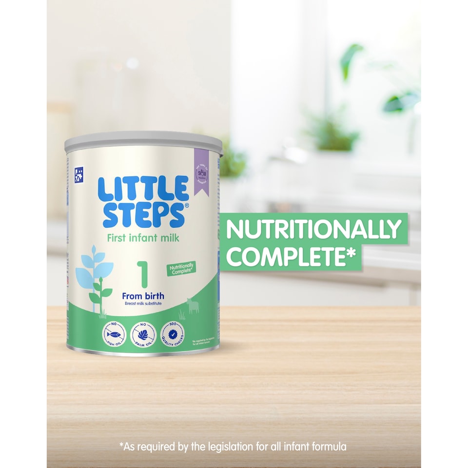 image 1 of Little Steps First Infant Baby Milk Formula Powder from Birth 800g