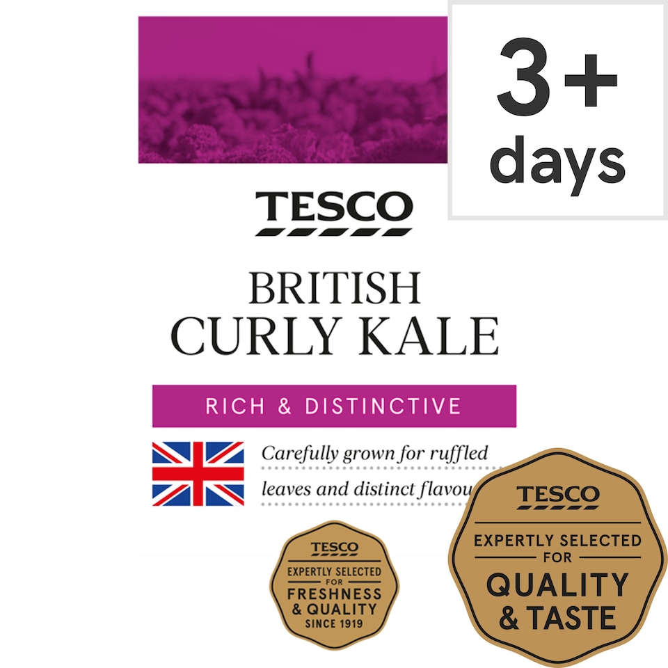 Tesco Curly Kale 180G