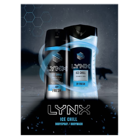 Lynx Ice Chill Duo Gift Set Tesco Groceries