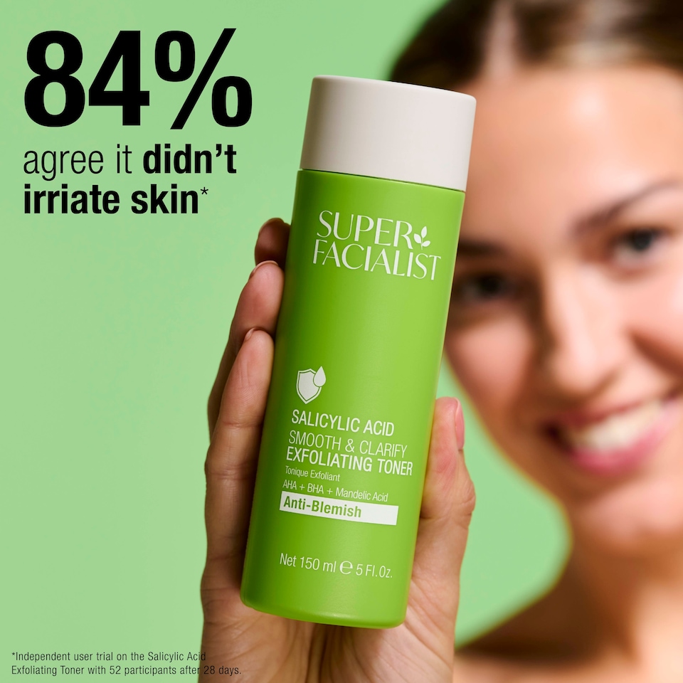 image 1 of Super Facialist Salicylic Acid Smooth & Clarify Exfoliating Toner 150ml
