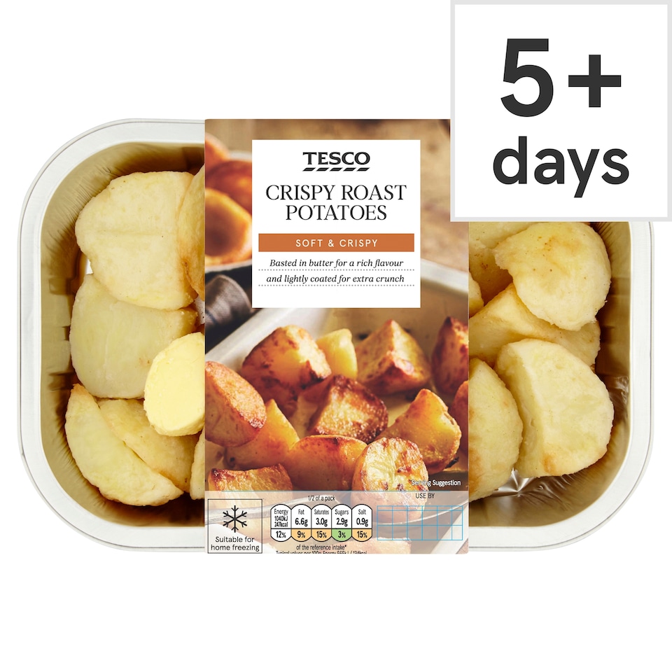Tesco Crispy Roast Potatoes 450G