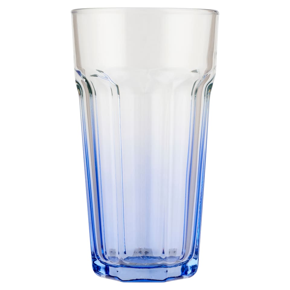 Tesco Home Ombre Blue Soda Glass 660 ml