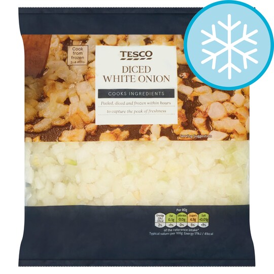 Tesco Diced Onions 500G Tesco Groceries