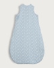 image 2 of F&F Baby Pure Cotton Apple Print 2.5 Tog Sleeping Bag in Blue