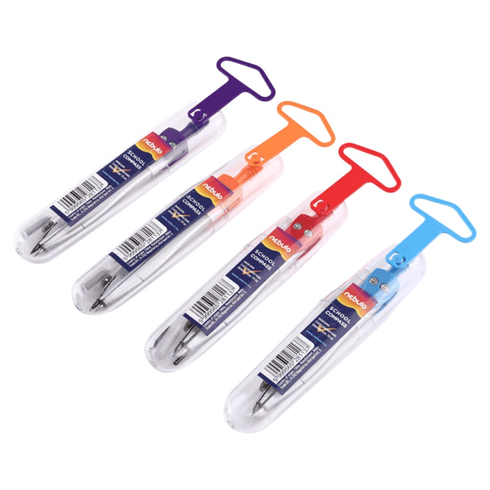 Nebulo School Compass with 2 Extra Tips