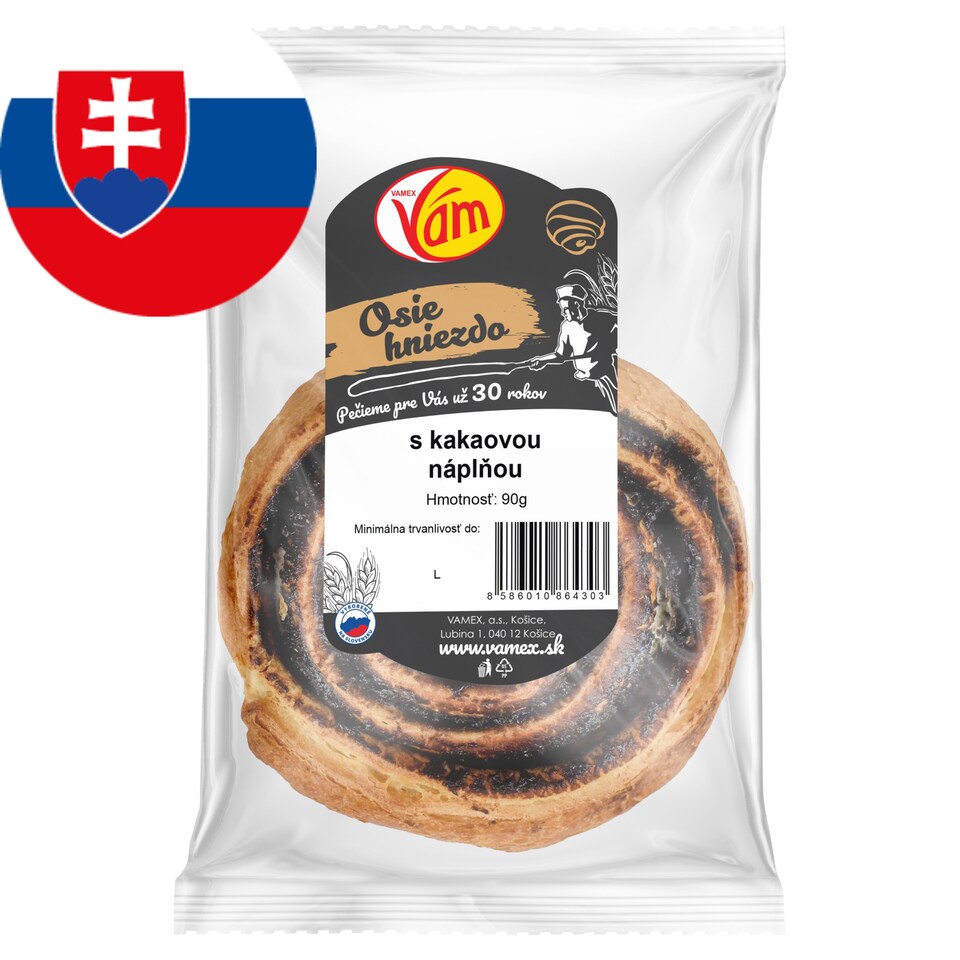 Vamex Osie hniezdo s kakaovou náplňou 90 g