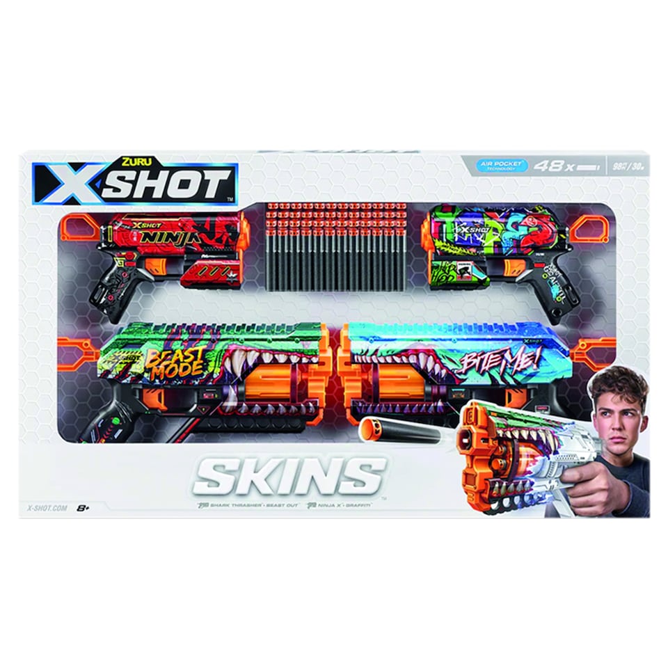 Zuru X-Shot Skins hračkárske zbrane sada