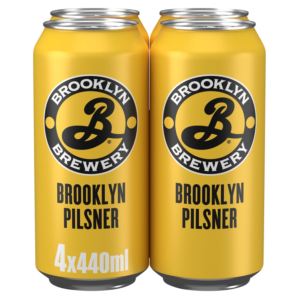 image 1 of Brooklyn Pilsner Lager Beer Cans 4x440ml
