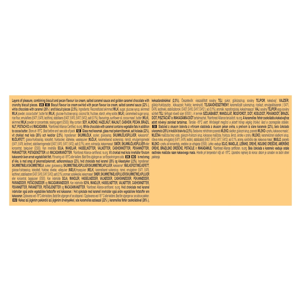 image 1 of Magnum Double Gold Caramel Billionaire Ice Cream Sticks 3x85ml