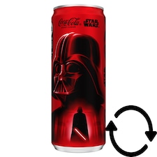 Coca Cola Zero Sugar Cola Flavoured Energy-Free Carbonated Soft Drink with Sweeteners 330 ml